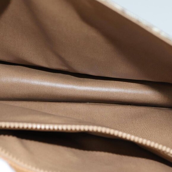 CELINE C Macadam Canvas Shoulder Bag Beige - Picture 10 of 16